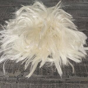 Fluffy Cream Crazy Wig Adult Size Einstein